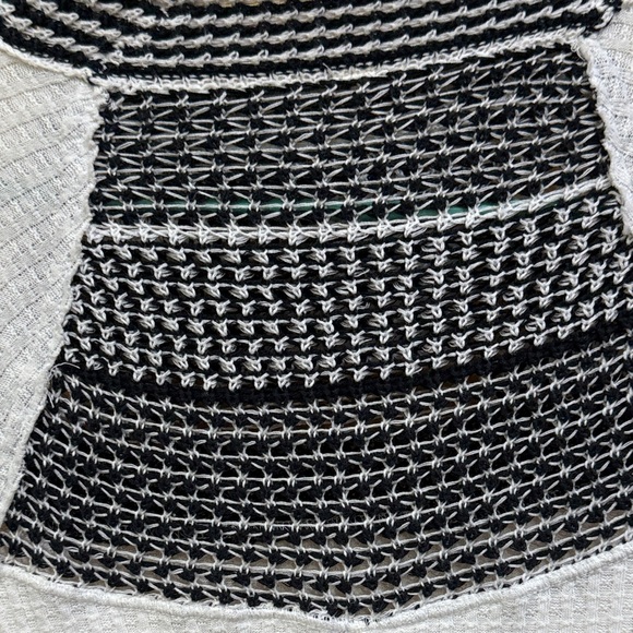 Free People Blue and white long sleeve top size XS - Picture 11 of 16